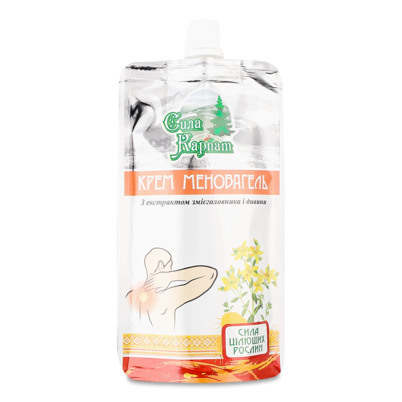 Крем Сила Карпат Меновагель при невралгії 100мл д/п ЛекоПро