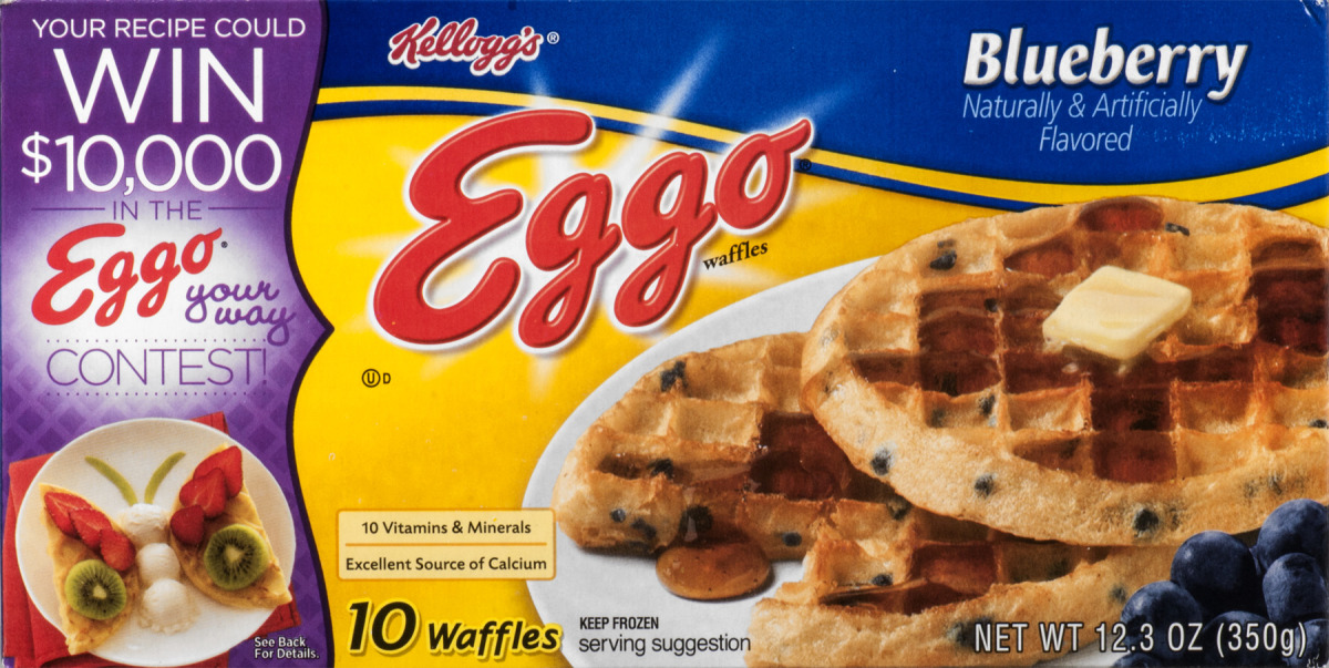 Kellogg's® Eggo® Blueberry Waffles 12.3 oz. Box Kellogg's(38000403200