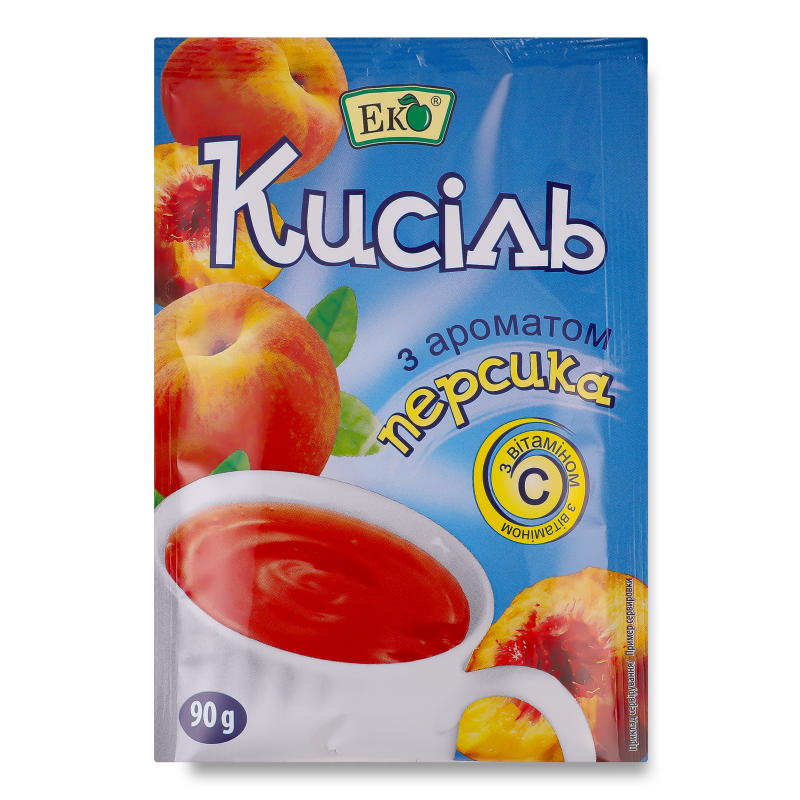 Кисіль з смаком персика 90г Еко