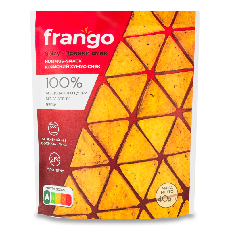 Хумус-снек Пряний смак 40г Франго