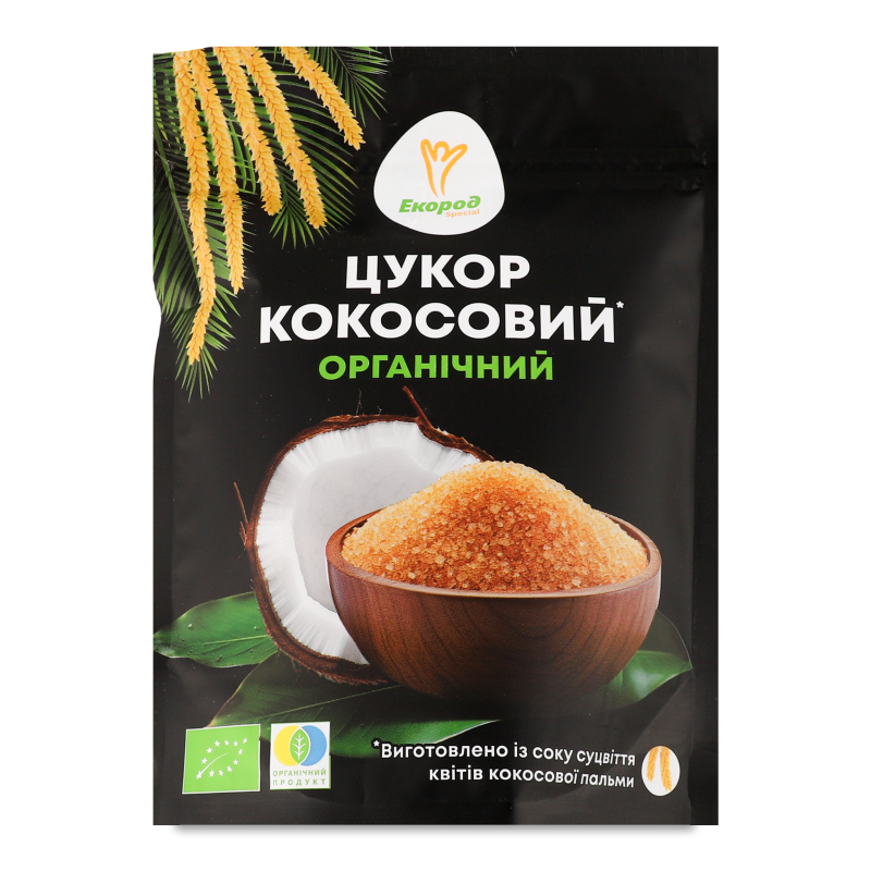 Цукор кокосовий органічний 200г Екород
