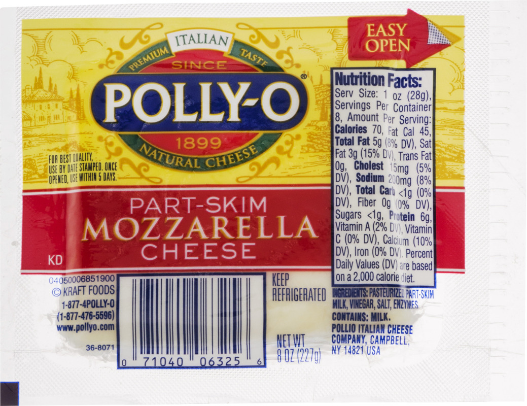 PollyO PartSkim Mozzarella Cheese PollyO(71040063256) customers