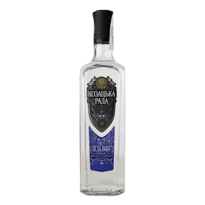 Горілка Особлива 40% 0,7л Козацька Рада