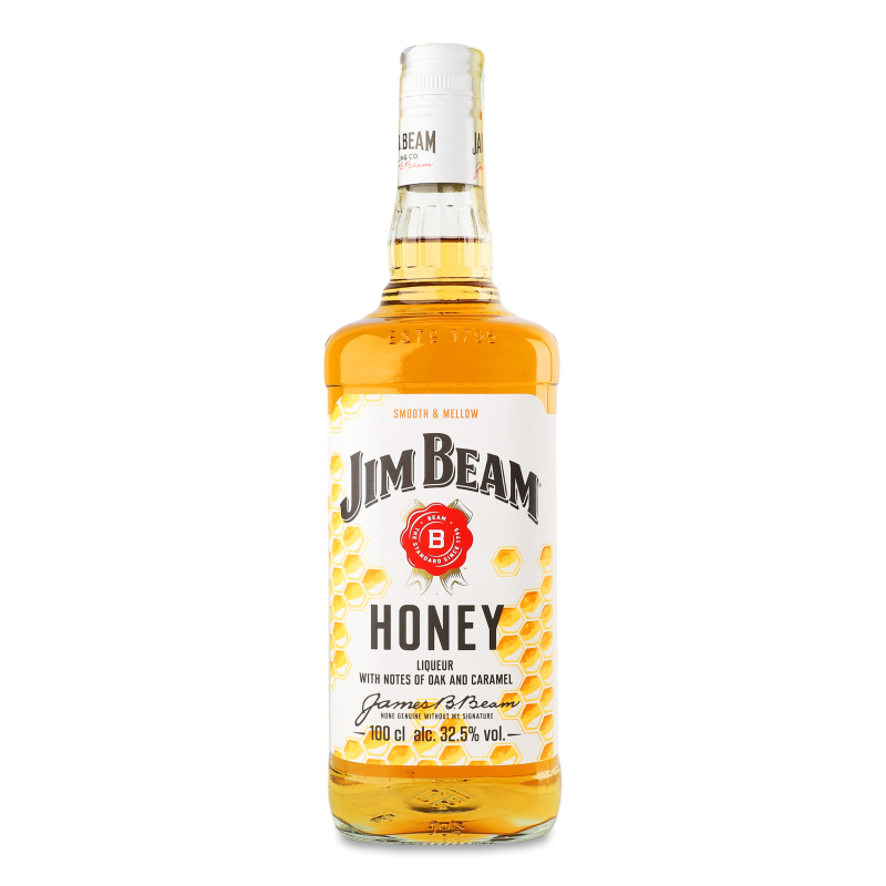 Лікер міцний Honey 32,5% 1л Jim Beam
