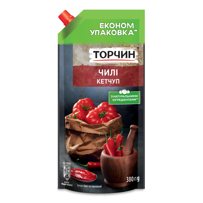 Кетчуп Чилі 380г д/п Торчин
