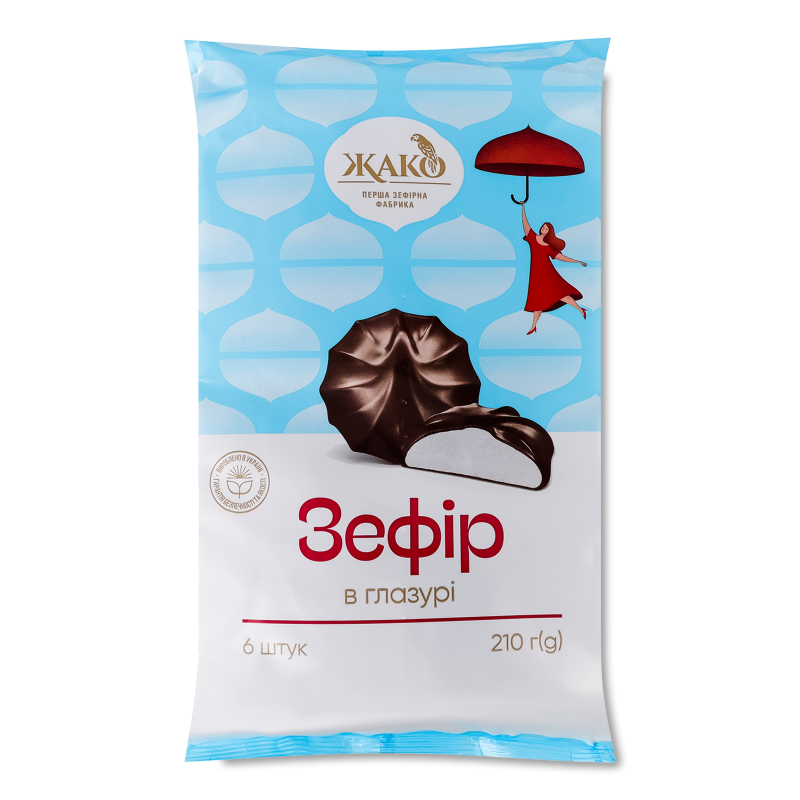 Зефір в глазурі 210г Жако