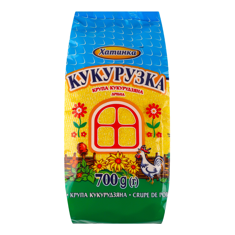 Крупа кукурудзяна дрібна Кукурузка Хатинка м/у