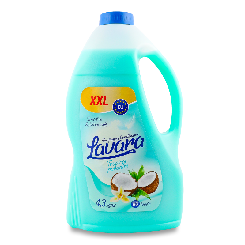Кондиціонер-ополіскувач д/тканин Тропічний рай 4,3кг Лавара
