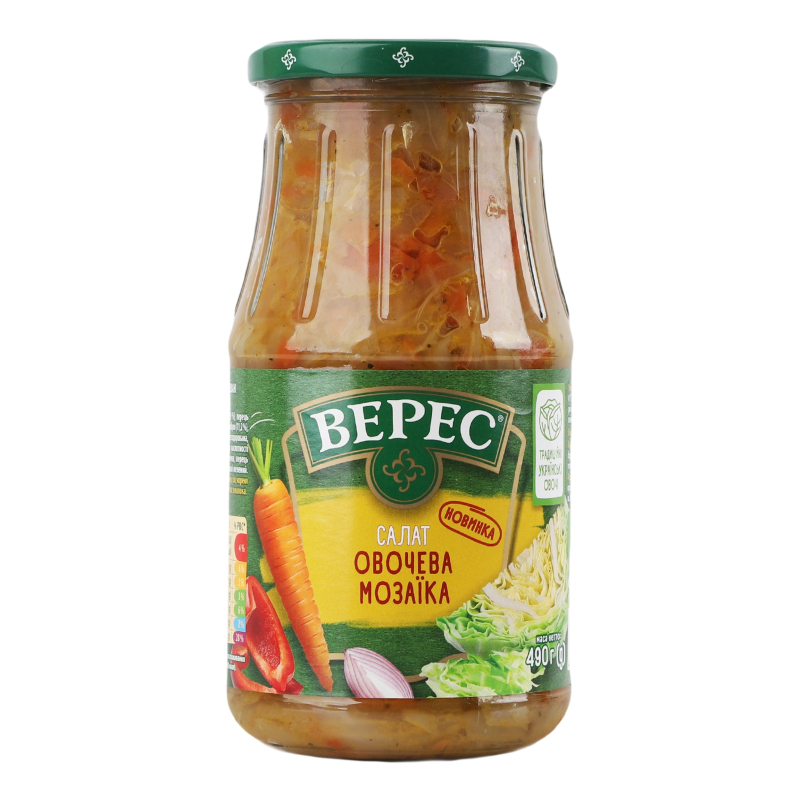Салат Овочева мозаїка Верес с/б