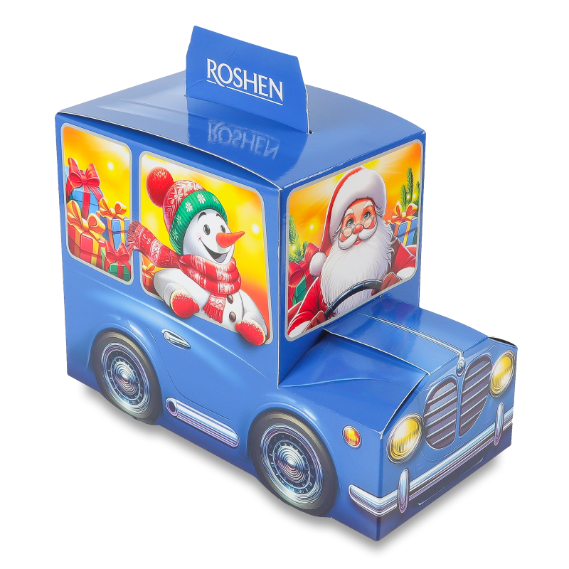 Подарунок новорічний №3 Автомобіль Санти 330г Roshen