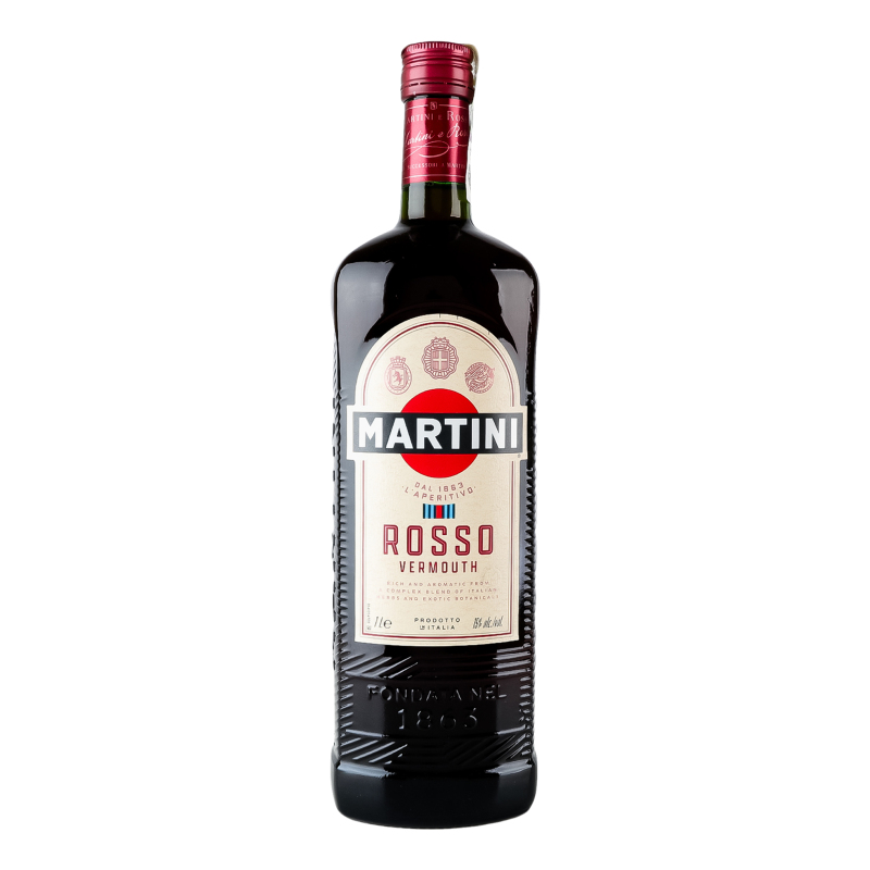 Вермут 1л 15% червоний солодкий Rosso Martini пл Martini