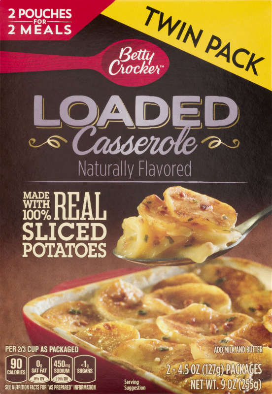 Betty Crocker Loaded Casserole Real Sliced Potatoes 2 PK Betty