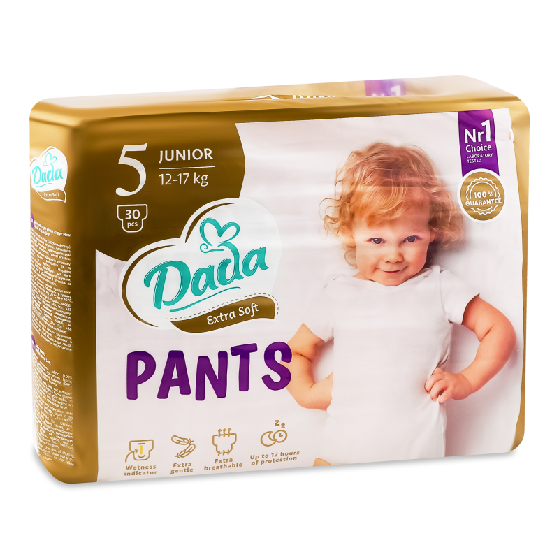 Підгузки-трусики Екстра Софт 5 Джуніор 12-17кг 30шт ДаДа