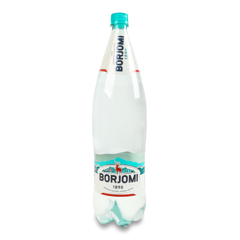 Вода мінеральна сильногазована 1,25л пет Borjomi