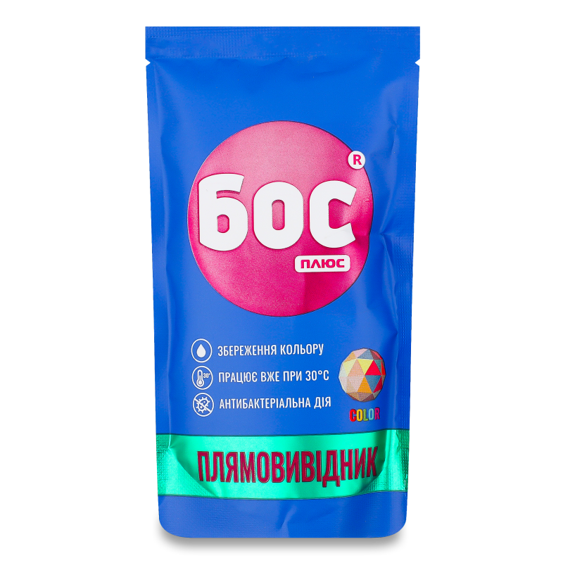 Засіб д/видалення плям д/кольорових речей рідкий 100мл Бос плюс