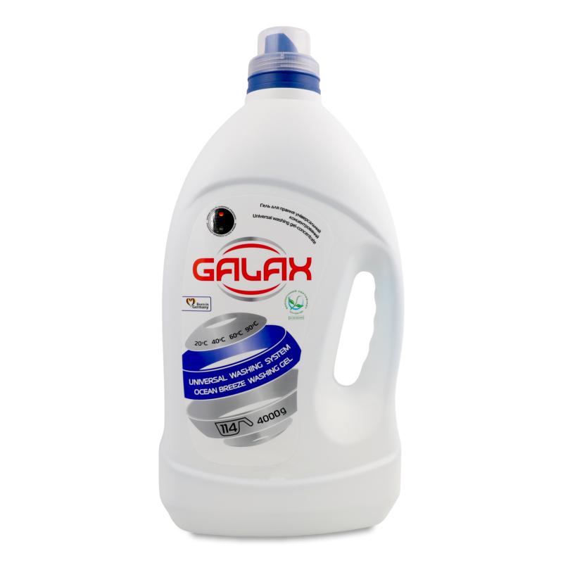 Гель д/прання Оушн Бріз універсальний концентрований 4000г Галакс