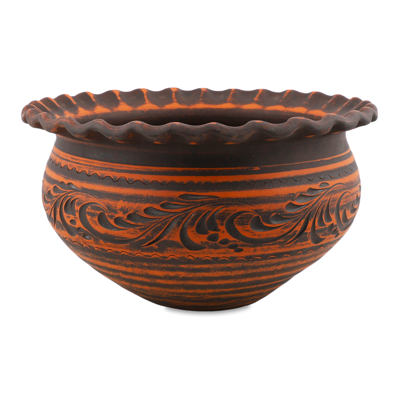 Макітра 3л кераміка гончарна декор Духм’яна піч