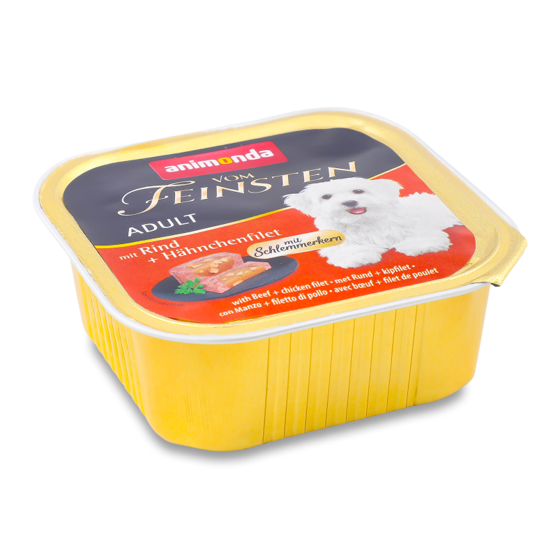 Корм д/собак Паштет з яловичиною та курячим філе 150г Вом Фейштн