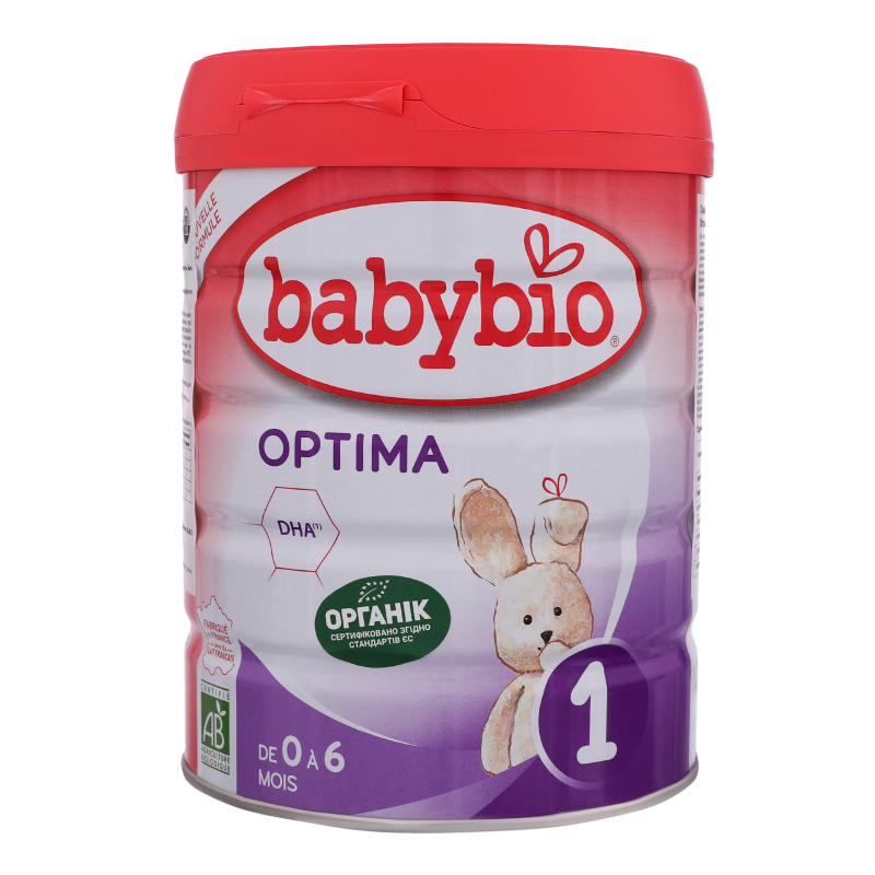 Смесь молочная для детей 0-6мес Optima 1 Babybio ж/б 800г Babybio ...