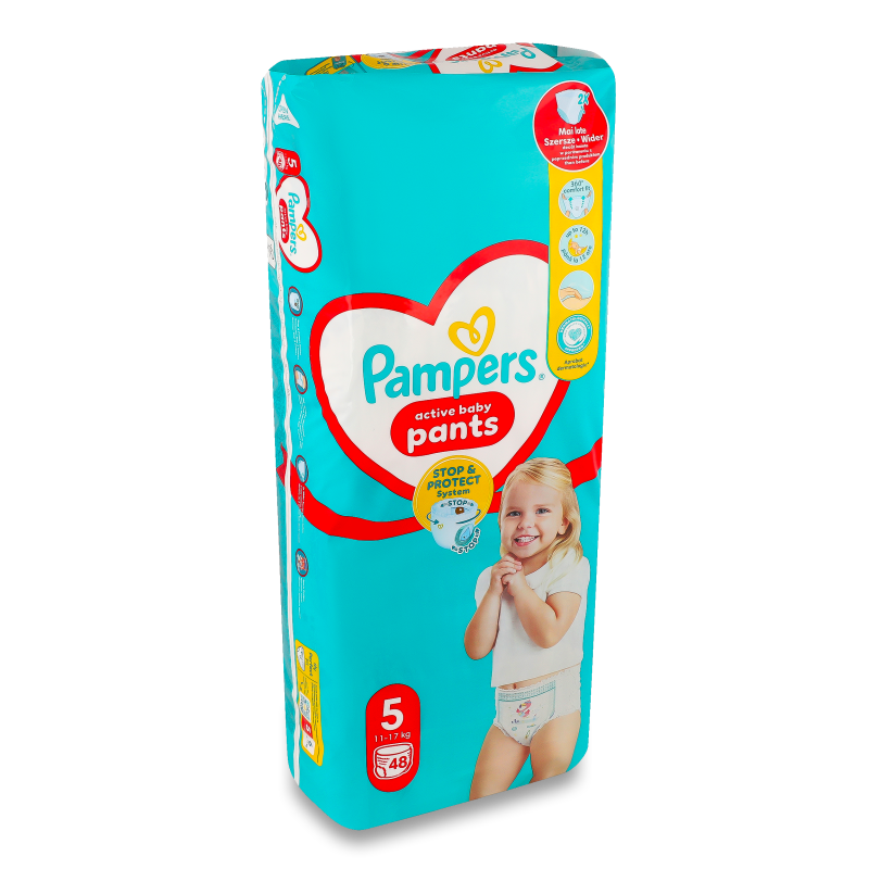 Підгузники-трусики Active Baby Pants Junior 11-17кг 48шт Pampers