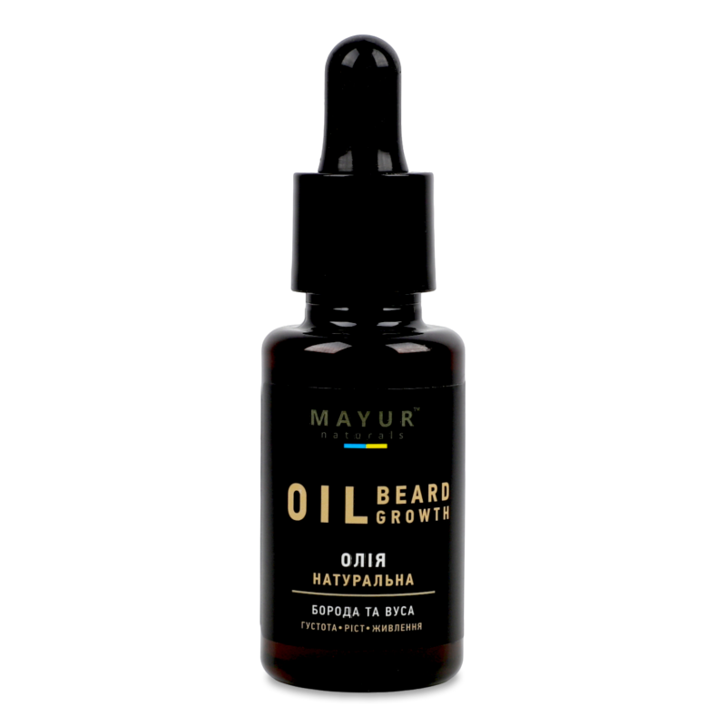 Олія д/росту та живлення бороди та вусів 30мл Маюр