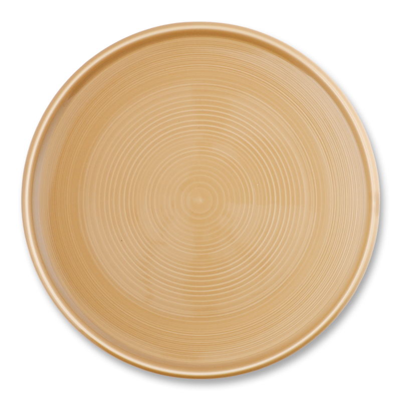 Тарілка обідня Zen Brown кераміка 25,2см Krauff