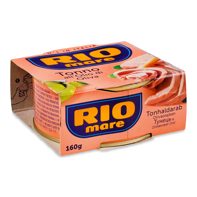 Тунець в оливковій олії 160г ж/б Ріо Маре