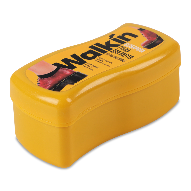 Губка д/взуття з гладкої шкіри Хвиля безбарвна Волкін