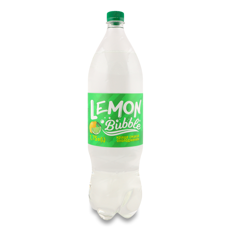 Напій безалкогольний сильногазований 1,75л пет Lemon Bubble