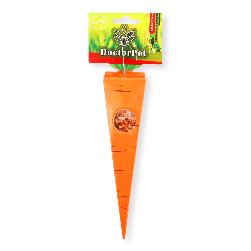 Морква сушена д/гризунів 30г Doctor Pet