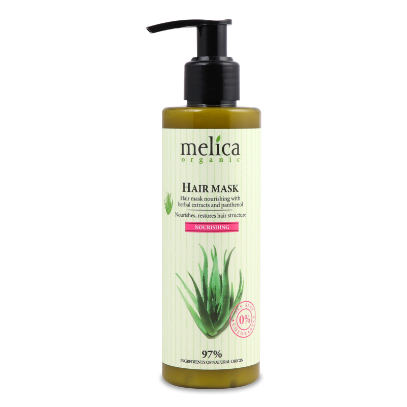 Маска д/волосся Живильна з рослинними екстрактами та пантенолом 200млМеліса Органік
