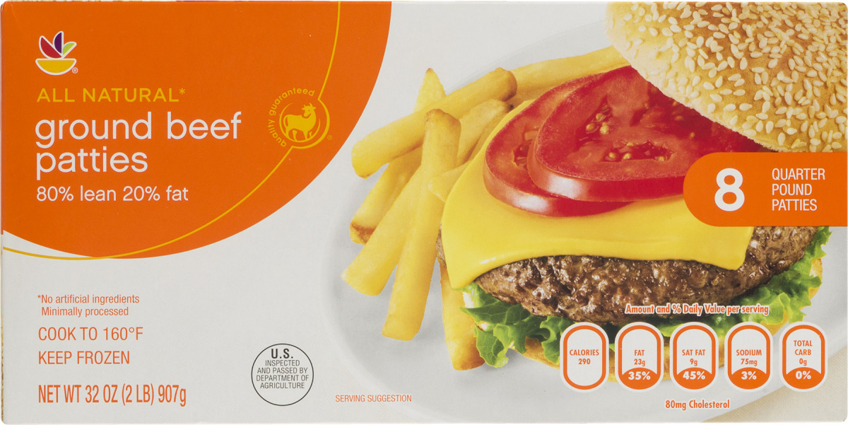 Ahold Quarter Pound Ground Beef Patties 8 PK Ahold(688267033407) customers reviews listex