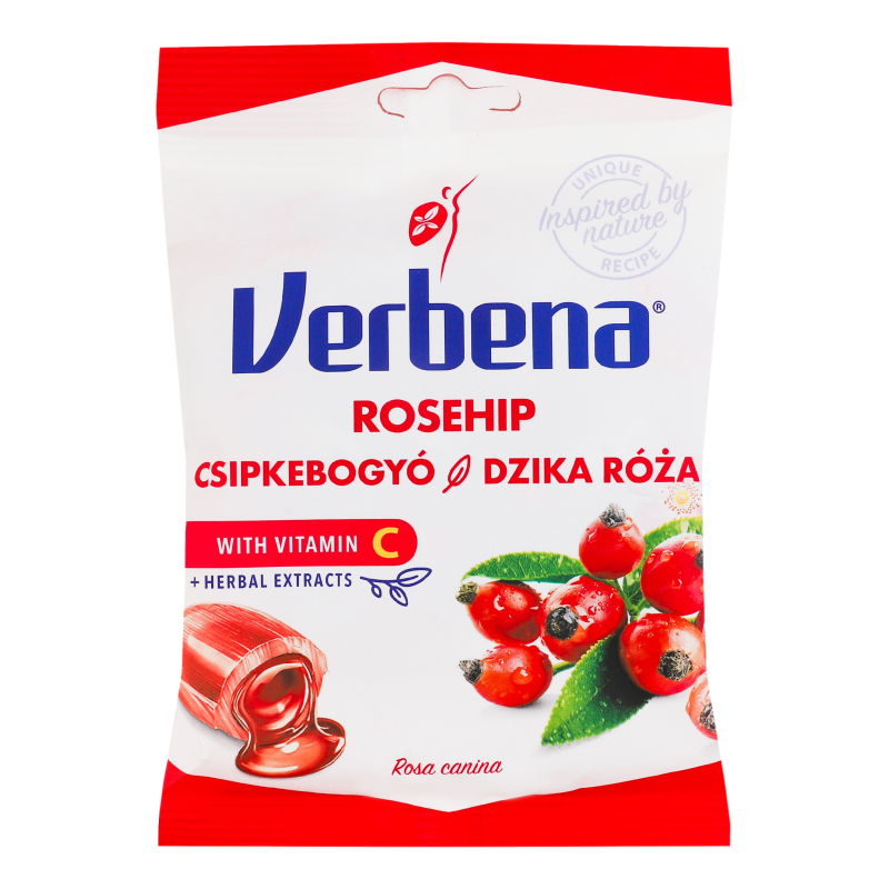 Цукерки м'які з шипшиною та вітаміном C Verbena м/у