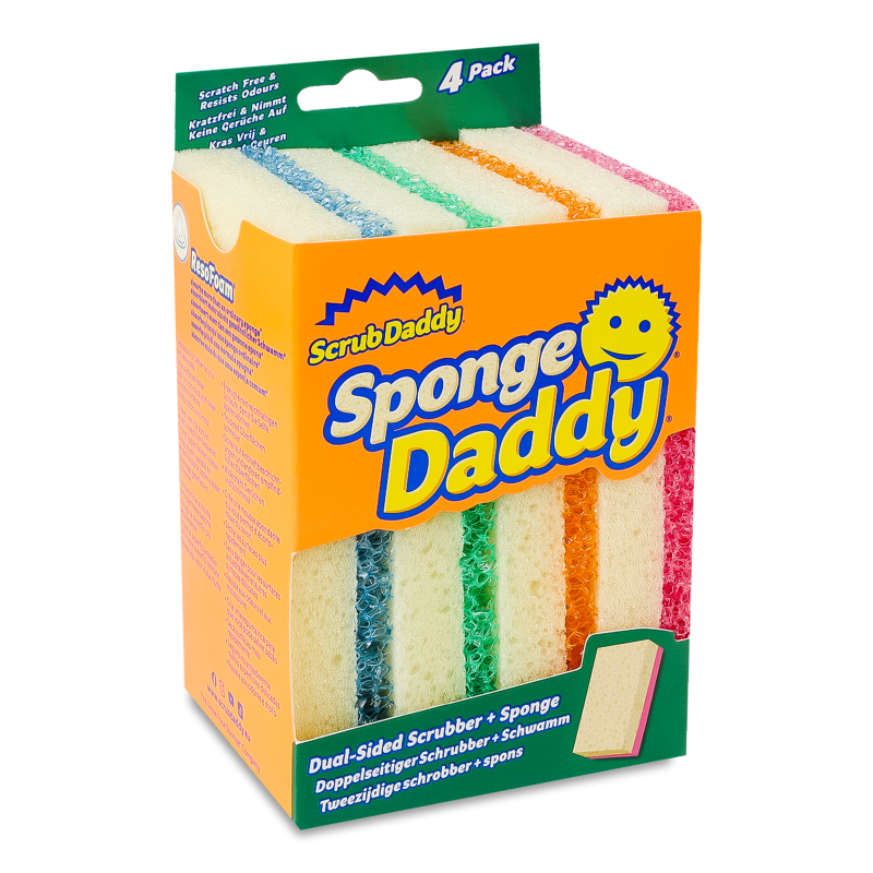 Губка кухонна Sponge Daddy 4шт Scrub Daddy