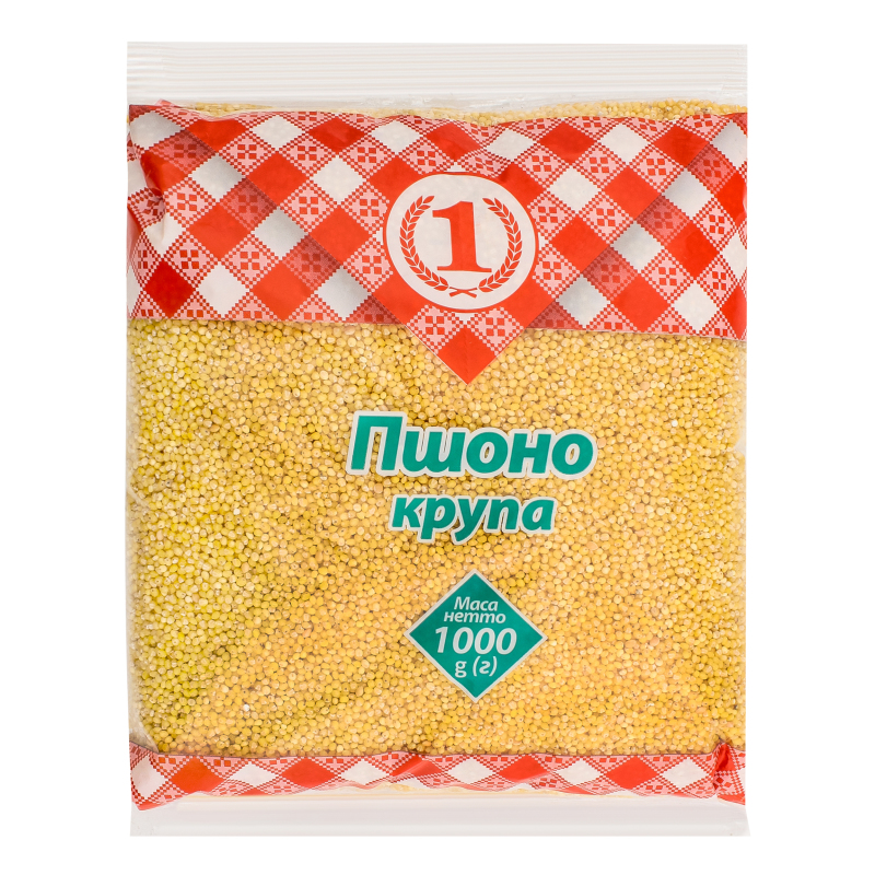 Крупа пшено шлифованное ТМ "1" м/у 1000г ТМ "1"(4823096501260): купить ...