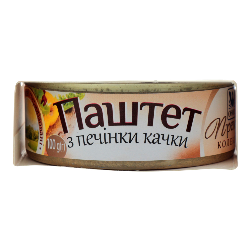 Паштет из печенки утки Онисс ж/б 100г Онисс(4820007993121): купить в ...