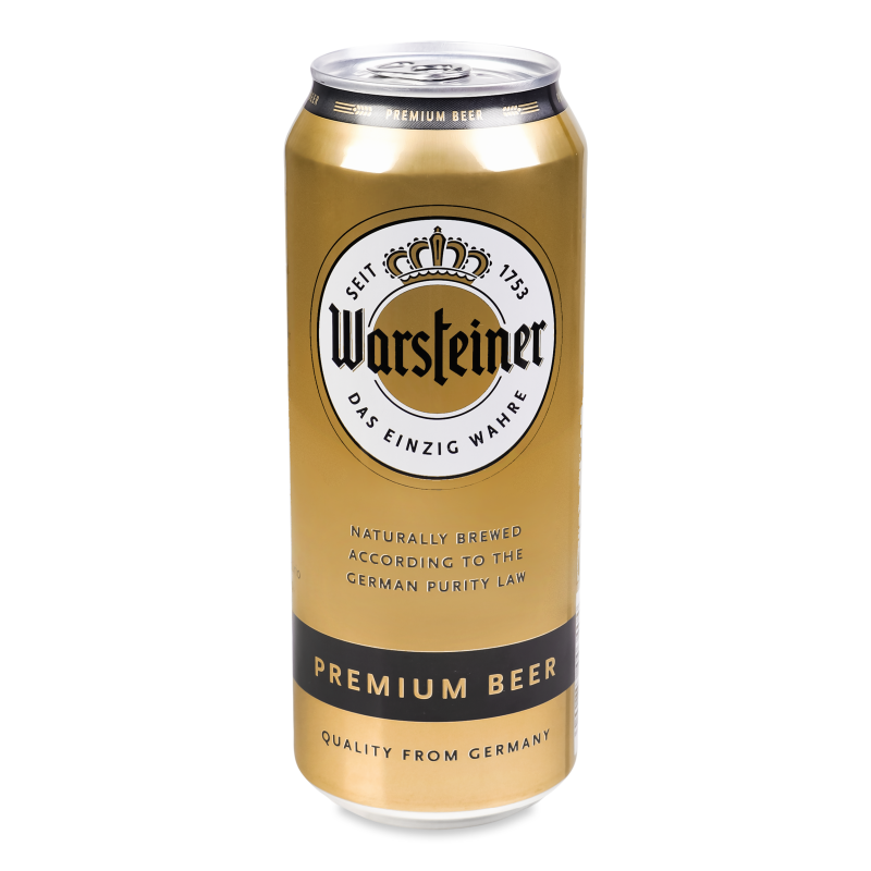 Пиво Преміум 4,8% 0,5л ж/б Варштайнер