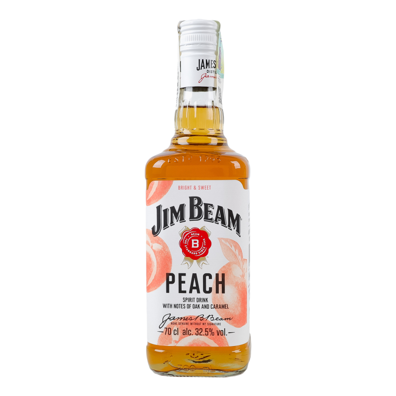Ликер 0.7л 32.5% крепкий Peach Jim Beam бут Jim Beam