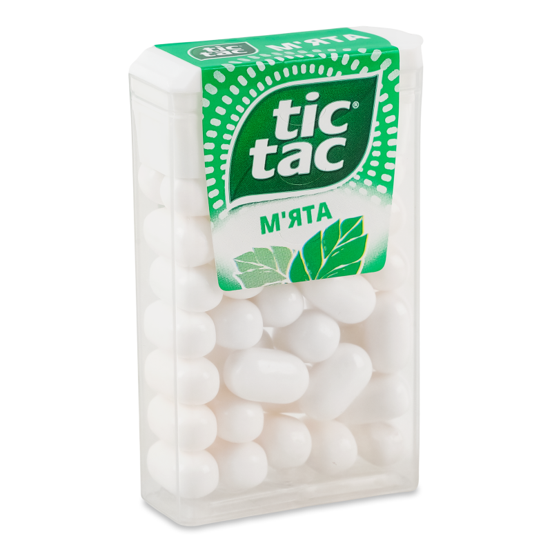 Драже з смаком м’яти 18г Tic Tac