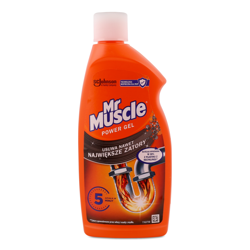 Гель д/прочищення зливних труб Power 500мл Mr.Muscle