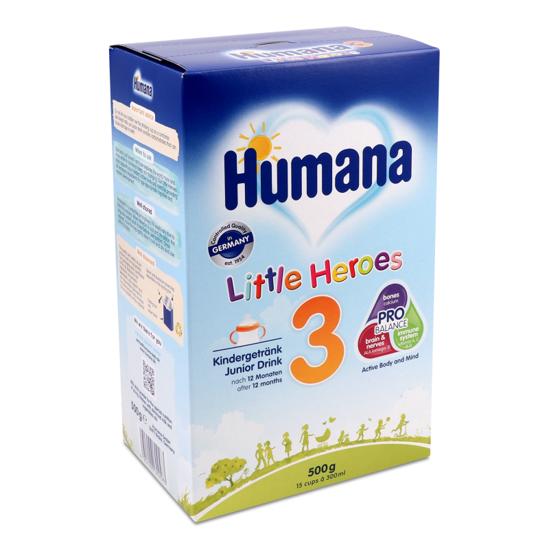 Суміш молочна 3 від 12місяців 500г Humana