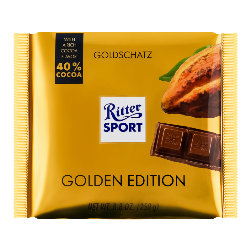 Шоколад молочний Golden edition Ritter Sport м/у