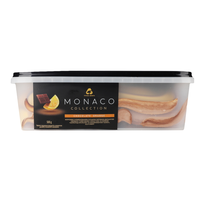 Мороженое 10% Шоколад-Апельсин Monaco Collection Три ведмеді п/у
