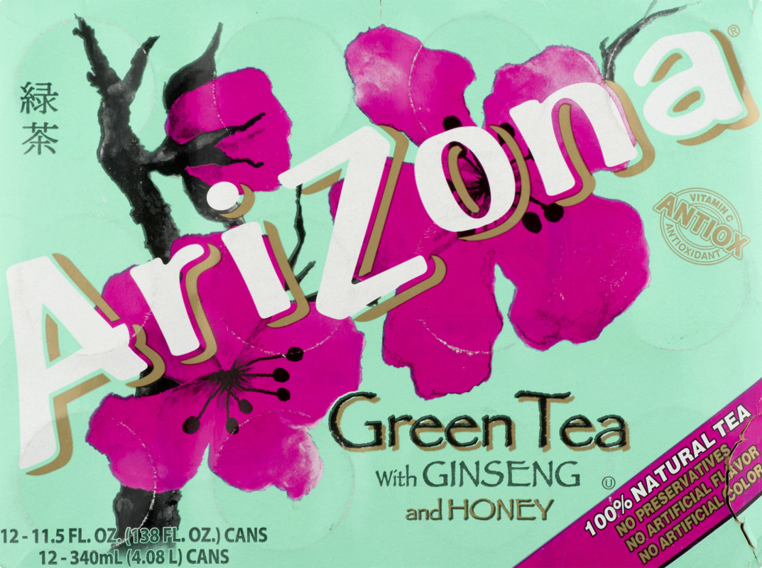 Arizona Green Tea with Ginseng and Honey AriZona(613008715854