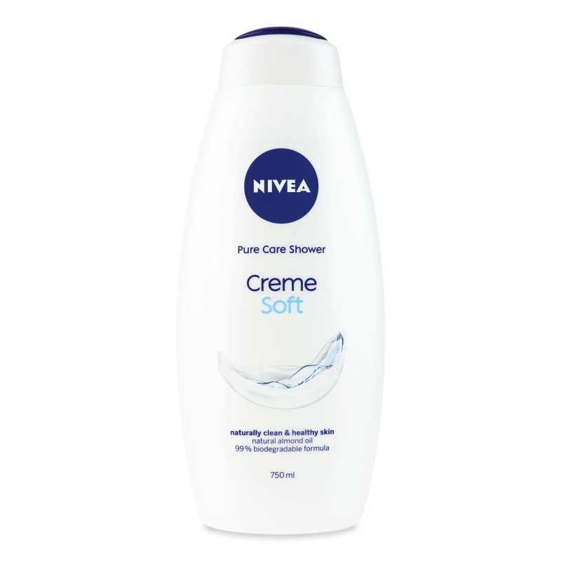 Гель-догляд д/душу Сreme soft 750мл Nivea