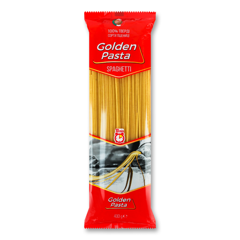 Вироби макаронні Спагетті 400г Golden Pasta