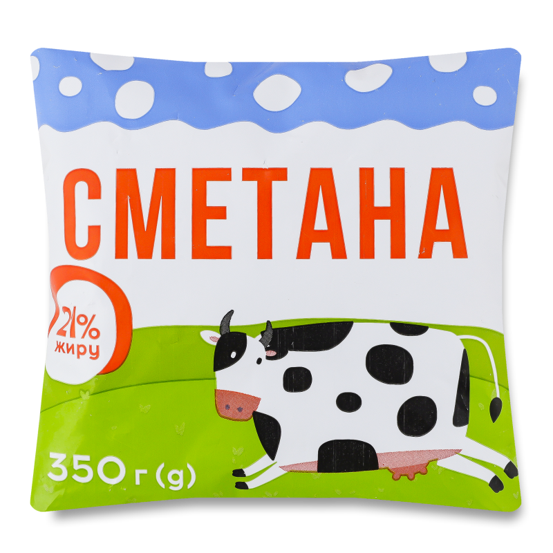 Сметана 21% 350г п/е Відді