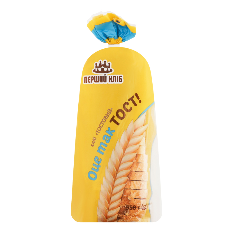 Хліб нарізний формовий Тостовий Перший хліб м/у