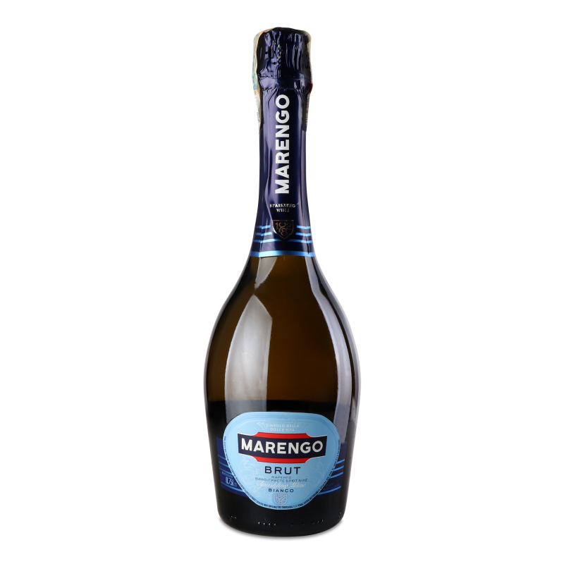 Вино ігристе Bianco біле брют 10-13,5% 0,75л Marengo