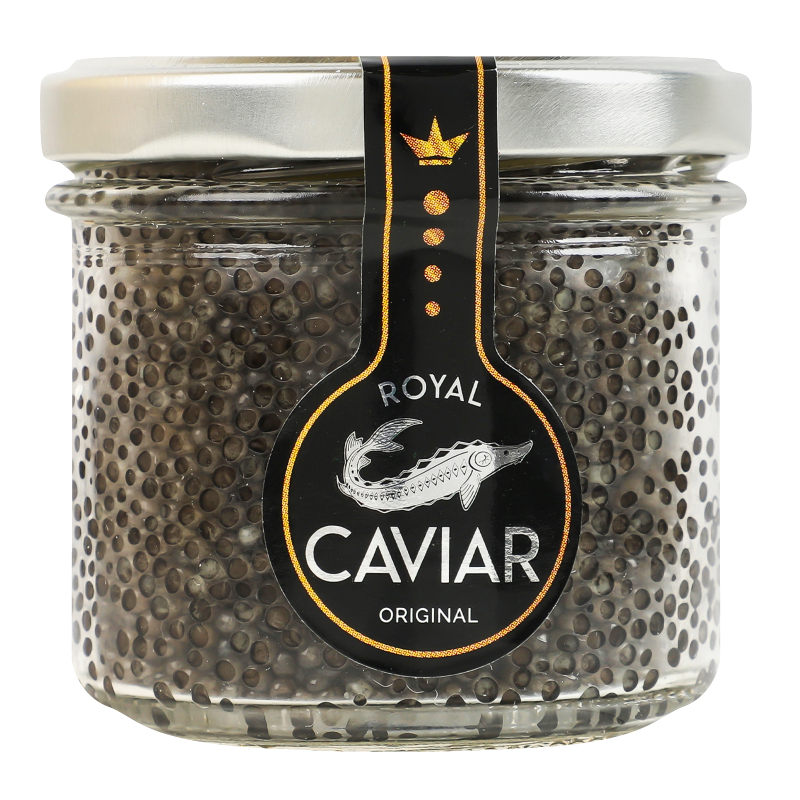 Ікра осетрових зерниста Premium Royal Caviar в/ґ с/б